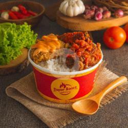 Nasi Kulit Ayam Mentai