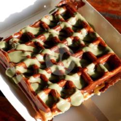 Waffle Coklat Greentea