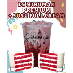 Es Minuman Premium   Susu Full Cream