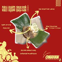 Nasi Ayam Gepuk Sambel Ireng