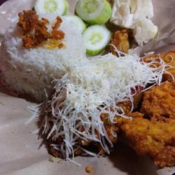 Ayam Gepuk Keju   Nasi