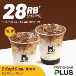 Duo Kopi Susu Aren Cuma Rp28rb