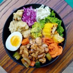 Chicken Bliss Bowl (blackpepper / Teriyaki / Curry / Italian Sauce)