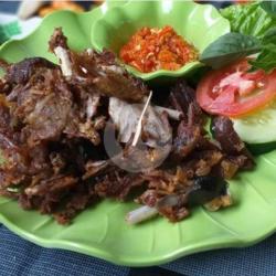 Bebek Goreng Dada Remuk Sambal Korek