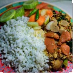 Nasi Gila Sosis