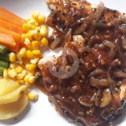 Chicken Steak Black Pepper Sauce