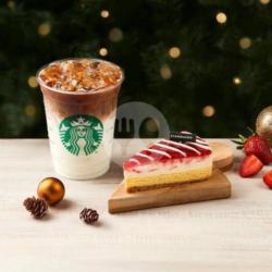 Strawberry Ribbon Cheesecake   Caramel Macchiato