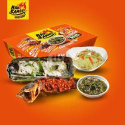 Paket Maks Nasi Bakar Lele Abang