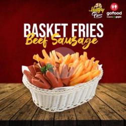 Beef Sausage Basket Fries