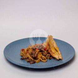 Fettucine Beef Puttanesca