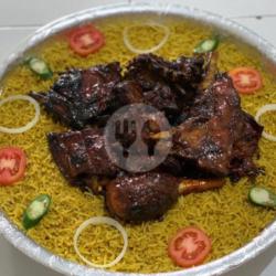 Nasi Kebuli Tampah Kambing Panggang 6 Porsi