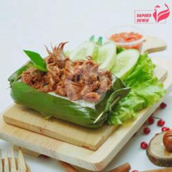 Nasi Bakar Rendang Cumi