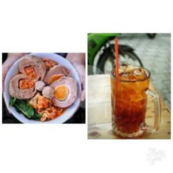 Bakso Mercon   Telor Dan Esteh Manis