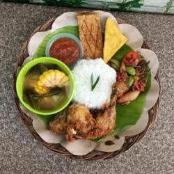 Paket Nasi Ayam Bakar Sayur Asem