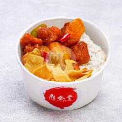 Rice Bowl Ayam Nanas Asam Manis