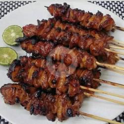 Sate Ayam Kulit   Nasi