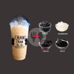 Chan Chan Hazelnut   (bubble / Cincau / Natadecoco / Jelly)