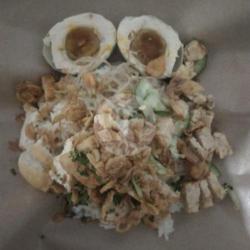 Nasi Lengko Telor Asin