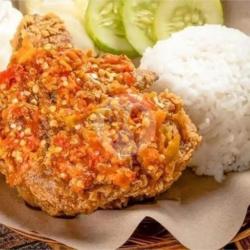 Nasi Ayam Geprek Sambel Bawang