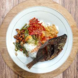 Nasi Sayur   Ikan Nila