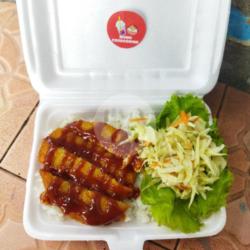 Nasi   Ayam Katsu   Salad