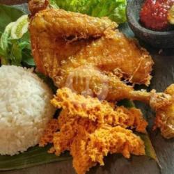 Nasi Ayam Kremes Sambel Nagih