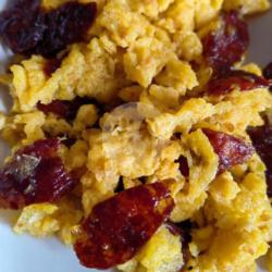 Scrambled Eggs With Malaysian Lapchiong