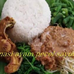 Nasi Ayam Pecel Sayur