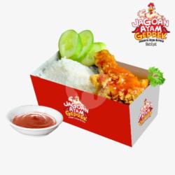 Nasi Ayam Geprek Saos For Kids