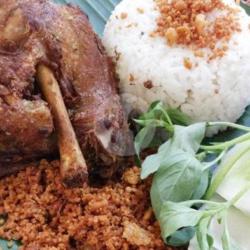 Nasi   Tempe   Lalaban   Sambel   Bebek Goreng