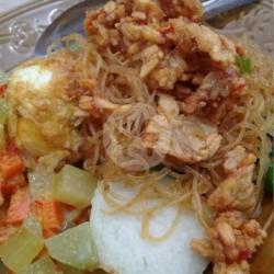 Lontong Malam   Perkedel