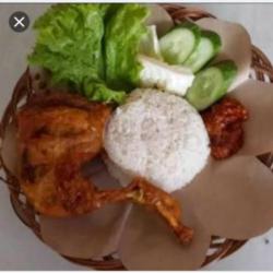 Ab/ag Sambel Merah Nasi   Paha   Tahu   Tempe   Es Teh Manis