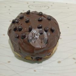 Donat Bomboloni Coklat   Glaze Coklat