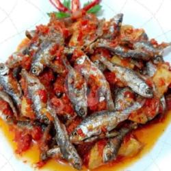 Ikan Bilis Balado/cabe Ijo