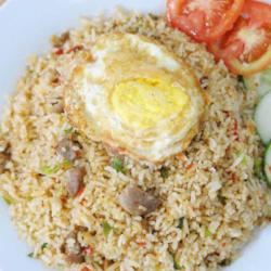 Nasi Goreng Kampung   Telur   Pentol