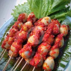 Sate Telur Puyuh Pedas