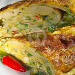 Lalapan Tahu Telur (omlet Telur)