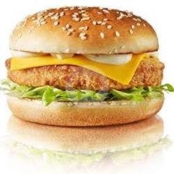 Chicken Burger Plus Slice Cheese