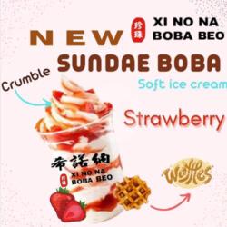 Strawberry Sundae Boba