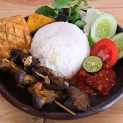 Nasi Uduk Sate Ati Ampela