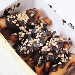 Pisang Special Glaze Chocolate Kacang