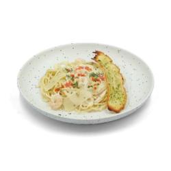 Creamy Seafood Spaghetti