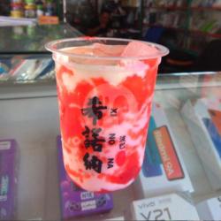 Strawberry Boba Creamy Chese