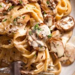 Fettucine Creamy Mushroom