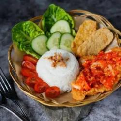 Ayam Goreng Exstra Pedas Tanpa Nasi