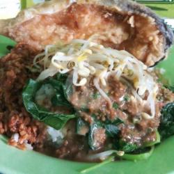 Nasi Pecel Patin Goreng