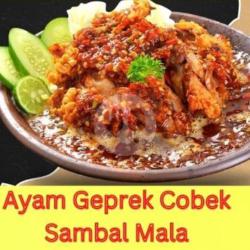 Ayam Geprek Cobek Sambal Mala