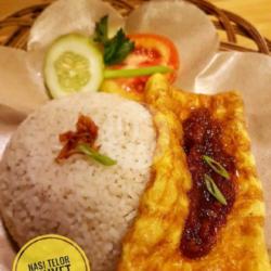 Nasi Penyetan Telur   Tahu   Tempe   Terong