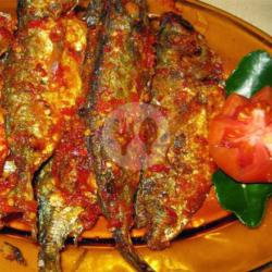 Nasi Bungkus Ikan Serai Cabe Merah