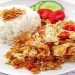 Geprek Katsu   Nasi   Tahu   Lalapan   Es Teh